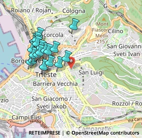 Mappa Via Ginnastica, 34142 Trieste TS, Italia (0.899)