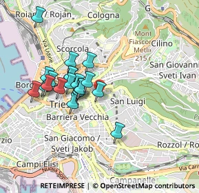 Mappa Via Ginnastica, 34142 Trieste TS, Italia (0.771)
