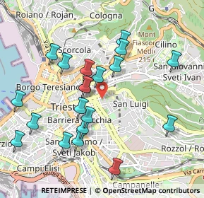 Mappa Via Ginnastica, 34142 Trieste TS, Italia (0.9875)