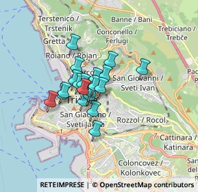 Mappa Via Ginnastica, 34142 Trieste TS, Italia (1.0335)