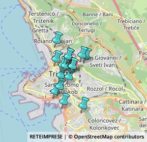 Mappa Via Ginnastica, 34142 Trieste TS, Italia (1.00063)
