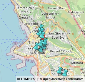 Mappa Via Ginnastica, 34142 Trieste TS, Italia (1.27818)