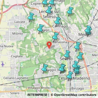 Mappa Via Luigi Pirandello, 20825 Barlassina MB, Italia (2.7055)