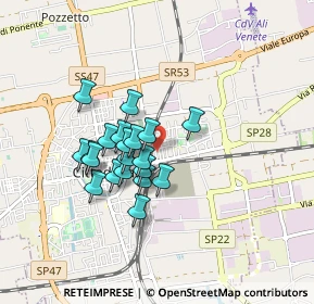 Mappa Via Santa Chiara, 35013 Cittadella PD, Italia (0.649)
