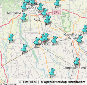 Mappa Via Santa Chiara, 35013 Cittadella PD, Italia (9.5575)