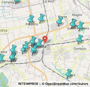 Mappa Via Santa Chiara, 35013 Cittadella PD, Italia (2.431)