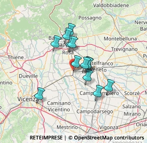 Mappa Via Santa Chiara, 35013 Cittadella PD, Italia (9.90462)