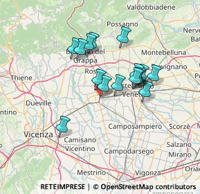 Mappa Via Santa Chiara, 35013 Cittadella PD, Italia (11.22813)