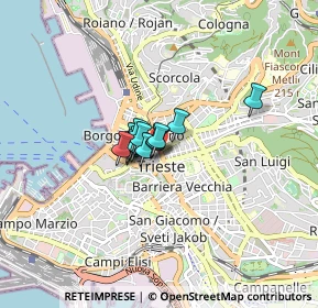 Mappa Via Giacinto Gallina, 34122 Trieste TS, Italia (0.36286)