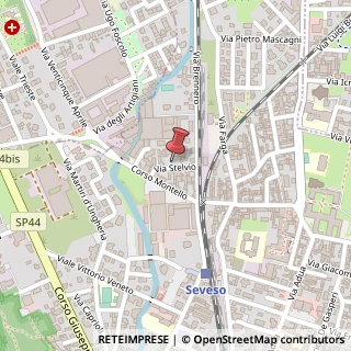 Mappa Via Stelvio, 6, 20822 Seveso, Monza e Brianza (Lombardia)