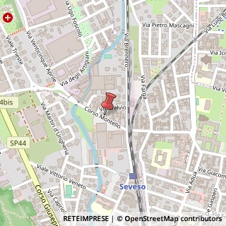 Mappa Corso Montello, 2, 20822 Seveso, Monza e Brianza (Lombardia)