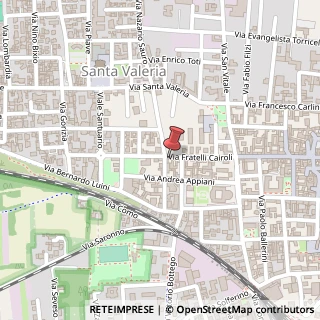 Mappa Via Fratelli Cairoli, 59, 20831 Seregno, Monza e Brianza (Lombardia)