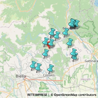 Mappa Via Provinciale, 13835 Valdilana BI, Italia (7.30211)