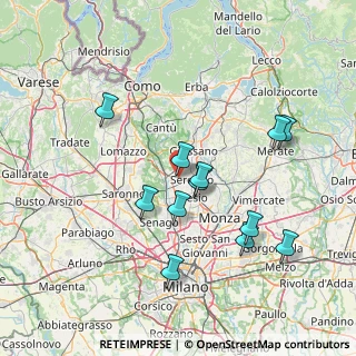 Mappa Via Adria, 20821 Meda MB, Italia (14.38333)