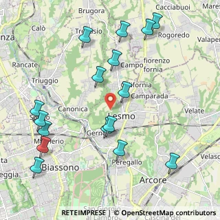 Mappa Via Monte Bianco, 20855 Lesmo MB, Italia (2.40625)