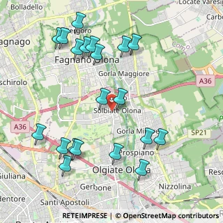 Mappa Via Patrioti, 21058 Solbiate Olona VA, Italia (2.323)
