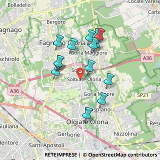 Mappa Via Patrioti, 21058 Solbiate Olona VA, Italia (1.63714)