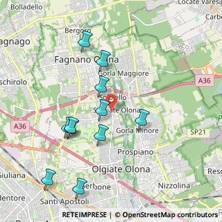 Mappa Via Patrioti, 21058 Solbiate Olona VA, Italia (1.99364)