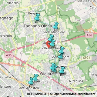 Mappa Via Patrioti, 21058 Solbiate Olona VA, Italia (2.02)