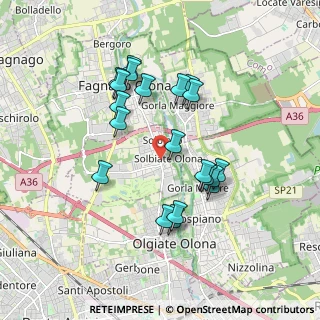 Mappa Via Patrioti, 21058 Solbiate Olona VA, Italia (1.6635)