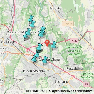 Mappa Via Patrioti, 21058 Solbiate Olona VA, Italia (3.09267)