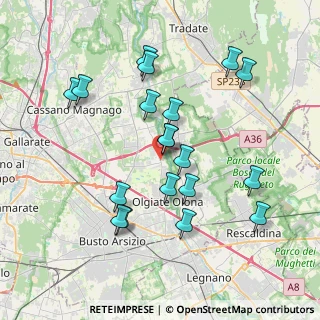 Mappa Via Patrioti, 21058 Solbiate Olona VA, Italia (3.74053)