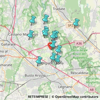 Mappa Via Patrioti, 21058 Solbiate Olona VA, Italia (2.88)
