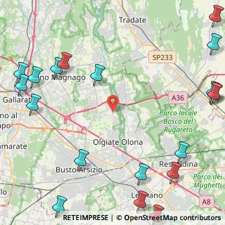Mappa Via Patrioti, 21058 Solbiate Olona VA, Italia (7.0165)