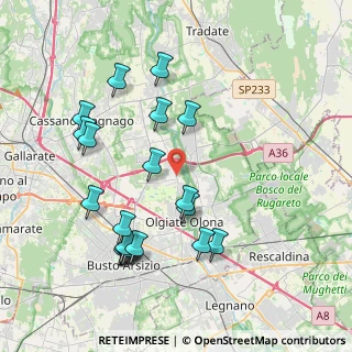 Mappa Via Patrioti, 21058 Solbiate Olona VA, Italia (4.143)