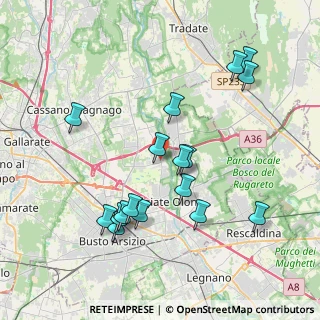 Mappa Via Patrioti, 21058 Solbiate Olona VA, Italia (4.00235)