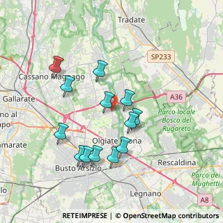 Mappa Via Patrioti, 21058 Solbiate Olona VA, Italia (3.44692)
