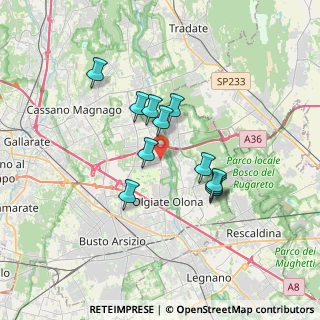Mappa Via Patrioti, 21058 Solbiate Olona VA, Italia (2.74455)