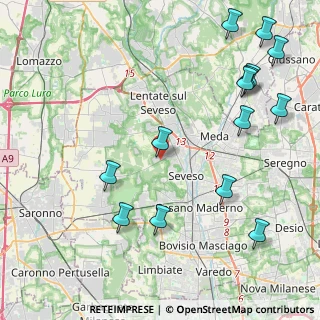 Mappa Via Giovanni Verga, 20825 Barlassina MB, Italia (5.27786)