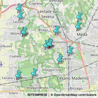 Mappa Via Giovanni Verga, 20825 Barlassina MB, Italia (2.23071)