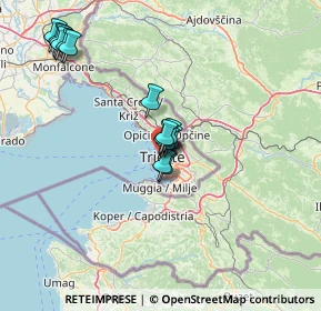 Mappa Via Dante Alighieri, 34121 Trieste TS, Italia (13.05429)