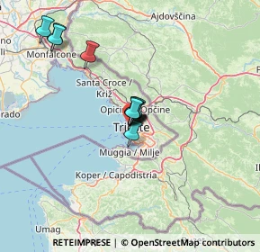 Mappa Via Dante Alighieri, 34121 Trieste TS, Italia (9.39545)