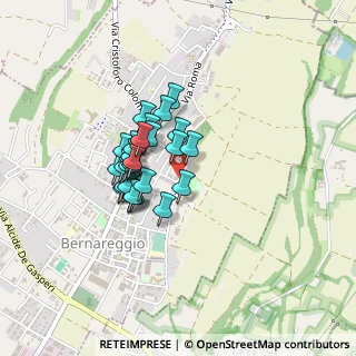 Mappa Via dei Gelsi, 20881 Bernareggio MB, Italia (0.29808)