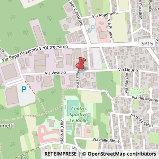 Mappa Via Etna, 2, 21010 Cardano al Campo, Varese (Lombardia)