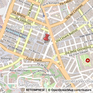Mappa Via San Lazzaro,  17, 34122 Trieste, Trieste (Friuli-Venezia Giulia)