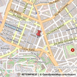 Mappa Via delle Torri, 1, 34122 Trieste, Trieste (Friuli-Venezia Giulia)