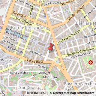 Mappa Via Matteo Renato Imbriani, 7, 34122 Trieste, Trieste (Friuli-Venezia Giulia)
