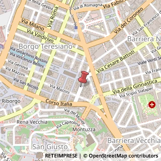 Mappa Via Matteo Renato Imbriani,  10, 34122 Trieste, Trieste (Friuli-Venezia Giulia)