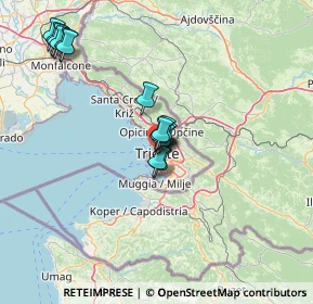 Mappa 34122 Trieste TS, Italia (13.095)