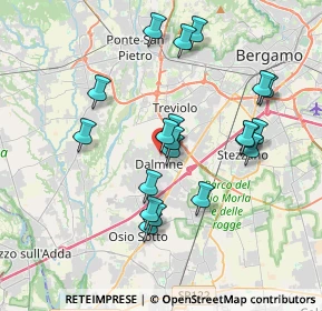 Mappa Viale Betelli, 24044 Dalmine BG, Italia (3.439)