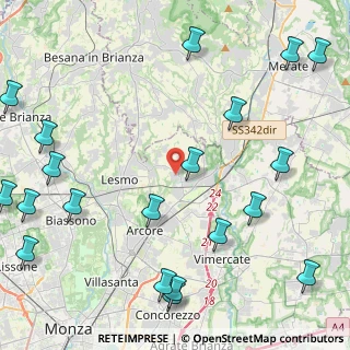 Mappa Via Alessandro Volta, 20855 Usmate Velate MB, Italia (6.156)