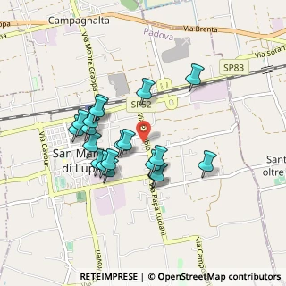 Mappa Vicolo Silvio Pellico, 35018 San Martino di Lupari PD, Italia (0.7685)