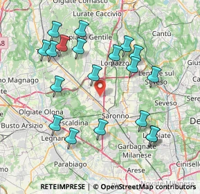 Mappa Via Vincenzo Bellini, 22078 Turate CO, Italia (8.04526)