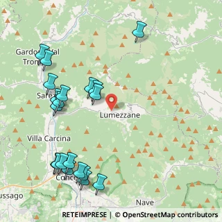 Mappa Via Fratelli Bandiera, 25065 Lumezzane BS, Italia (5.149)