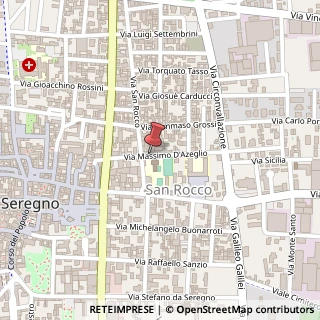 Mappa Via Massimo D'Azeglio, 27, 20831 Seregno, Monza e Brianza (Lombardia)