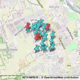 Mappa Via Tagliamento, 20847 Albiate MB, Italia (0.28276)